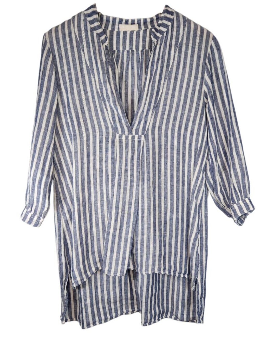 CP Shades Linen Striped Pullover Tunic